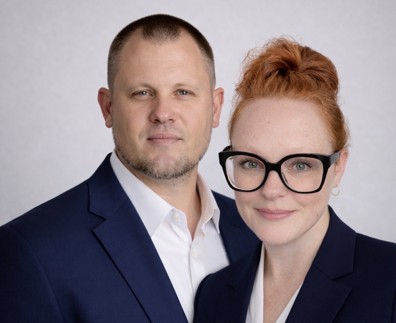 Michael Swenson, Owner, and Lisa Krc, Principal of Foundation By Grace LLC - Professional business consulting leadership team